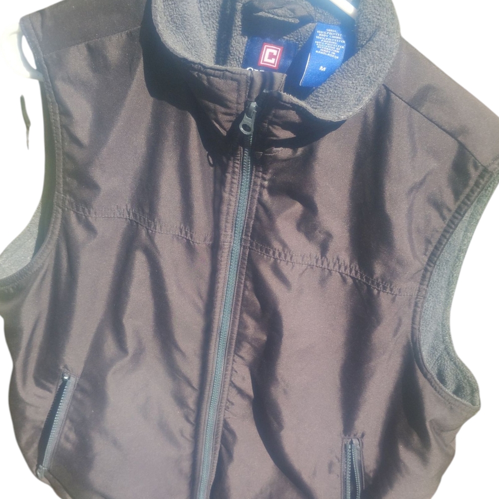 Chaps Gray and Black Vest